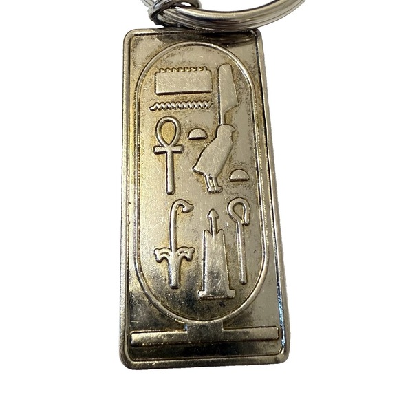Accessories - Rare Vintage 70s King Tut Keychain Bag Charm Egypt San Francisco Travel Souvenir